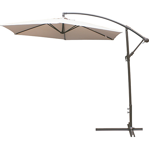 SOMBRILLA QUITASOL ALUMINIO COLOR TAUPE 2.7M